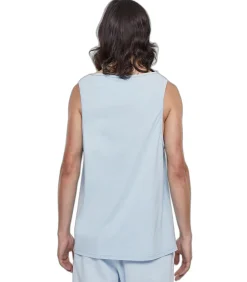 Oversized zuurgewassen tank top