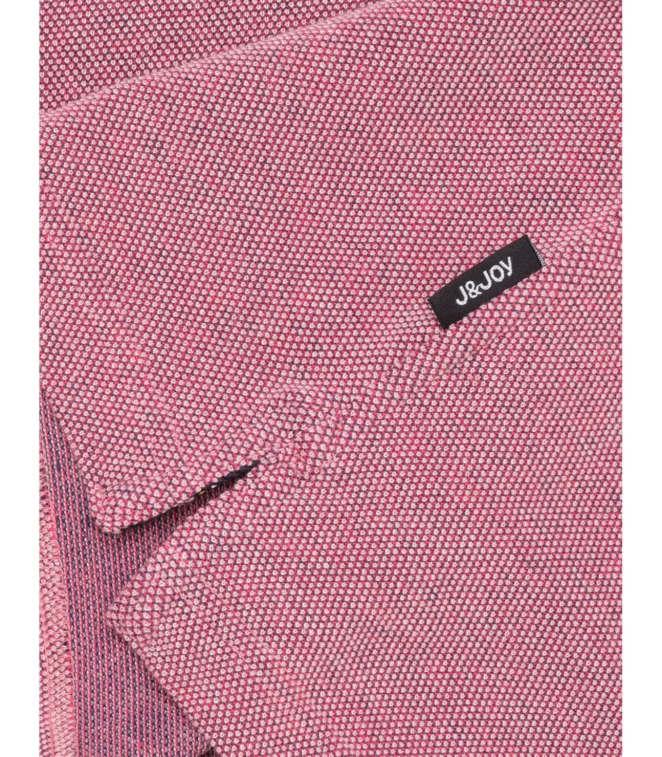 Paars poloshirt voor heren met contrasterende afwerkingen