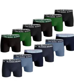 12-pack heren boxershort - onderbroeken heren - Katoenen heren ondergoed
