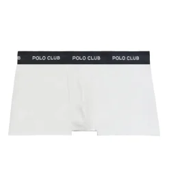 Pack met twee boxershorts in zwart en wit met Polo Club-logo