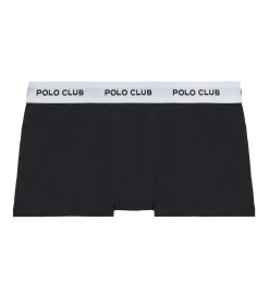 Pack met twee zwarte boxershorts met Polo Club-logo