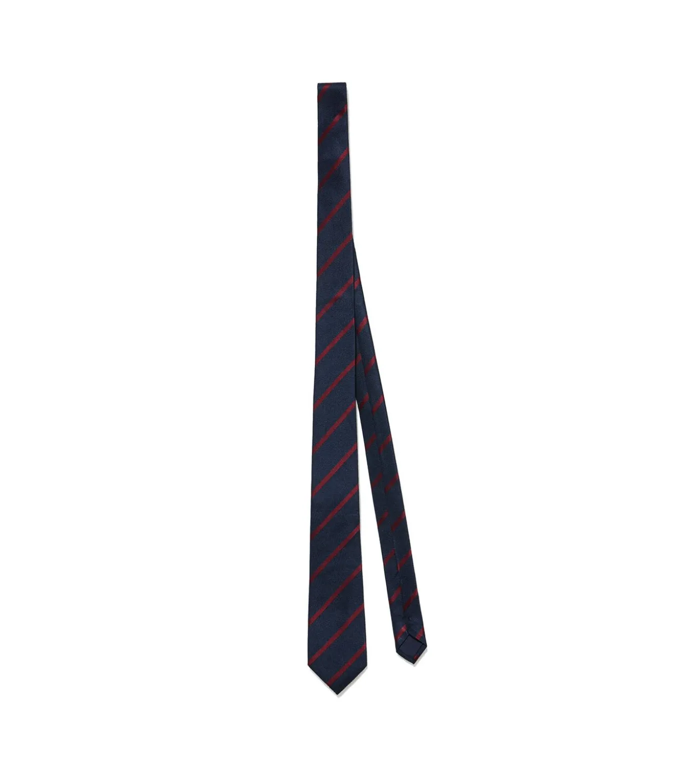 Pack met zijden stropdas en zakdoek met geborduurd Polo Club-detail