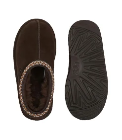 Pantoffels UGG Tasman van suède leer bruin