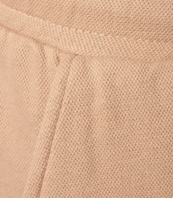 Piqué gebreide joggingbroek