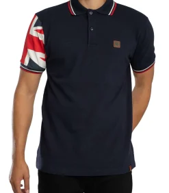 Piqué Poloshirt Met Vlagmouwen