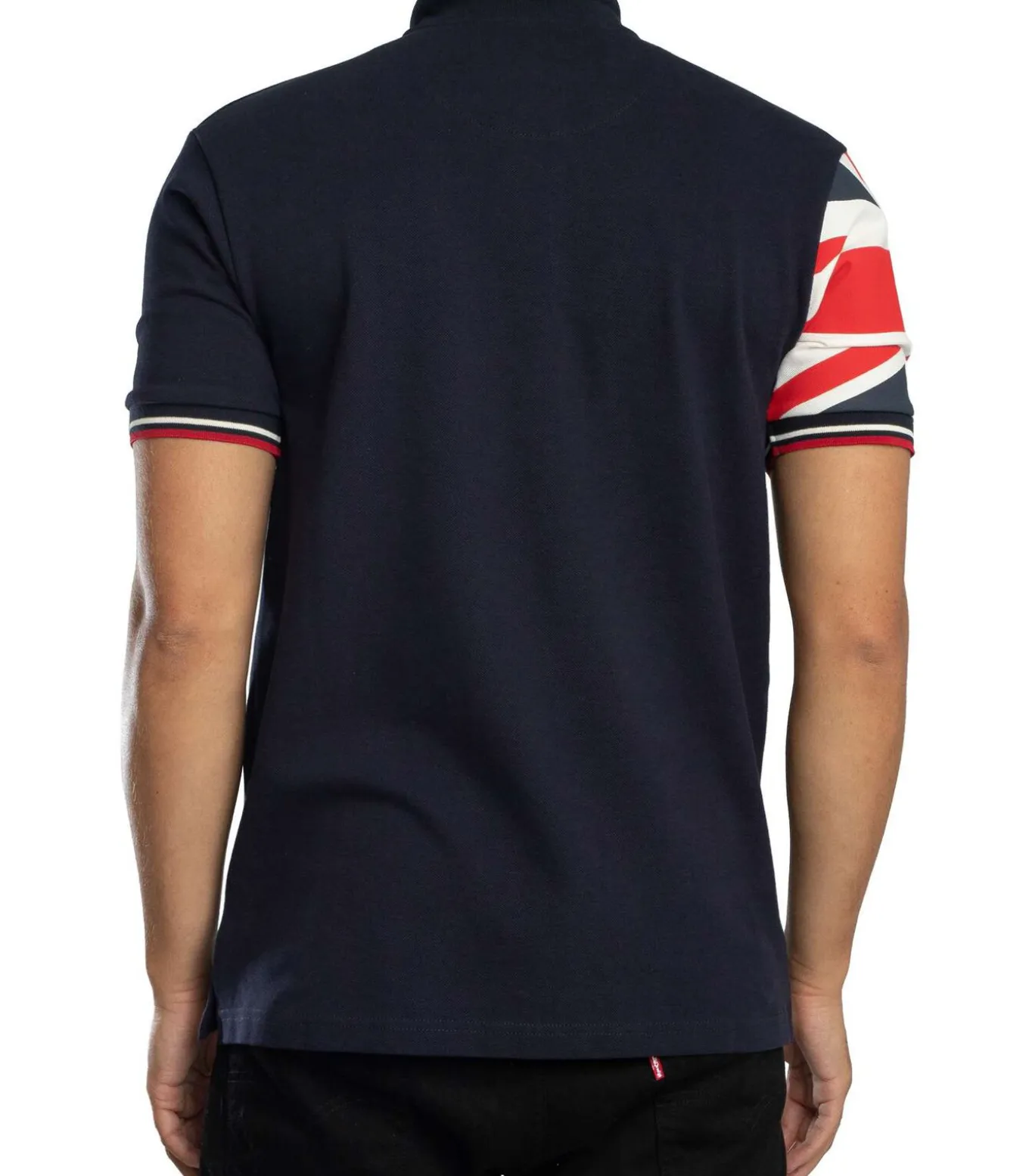 Piqué Poloshirt Met Vlagmouwen