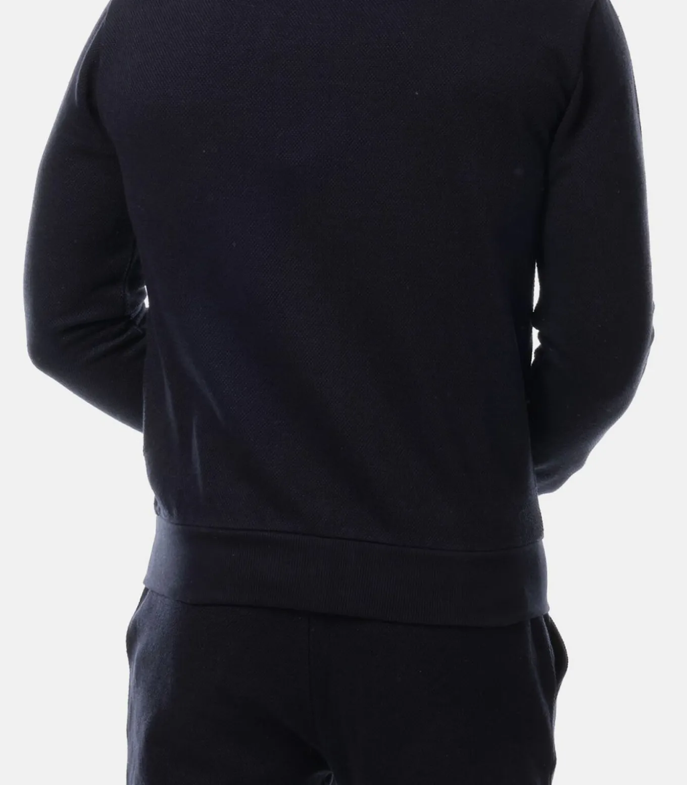 Piquégebreid vest met rits