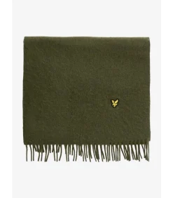 Plain lambswool scarf - deep depths