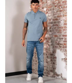 Plain polo - stockport blue navy