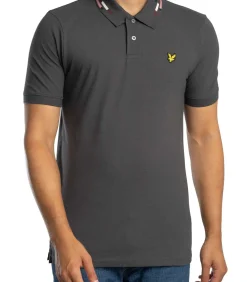 Poloshirt Met Gestreept Uiteinde