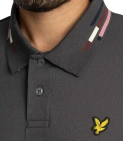 Poloshirt Met Gestreept Uiteinde