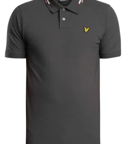 Poloshirt Met Gestreept Uiteinde