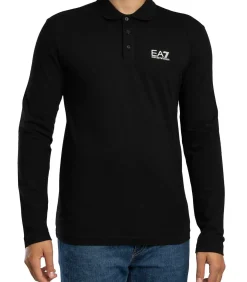 Poloshirt Met Lange Mouwen En Borstlogo