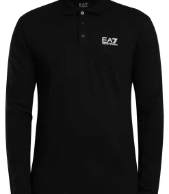Poloshirt Met Lange Mouwen En Borstlogo