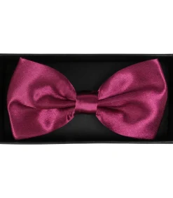 Polyester Strik Aubergine Rood