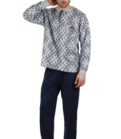 Pyjama broek en top Jacquard Racing Antonio Miro