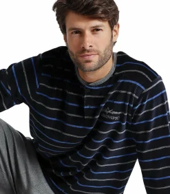 Pyjama broek en top Velour Blues