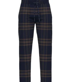Pyjama Broek Flannel Ruit Bruin