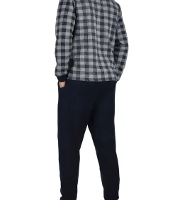 Pyjama broek met lange mouwen en topje Vichy