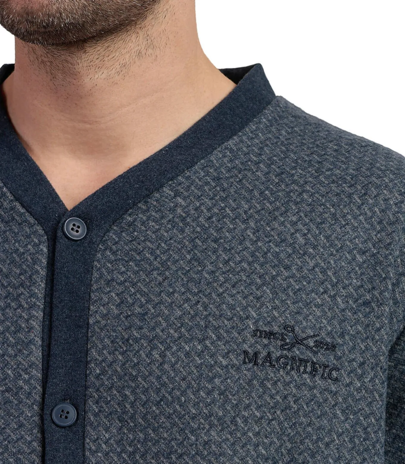 Pyjama broek shirt lange mouwen Grigio
