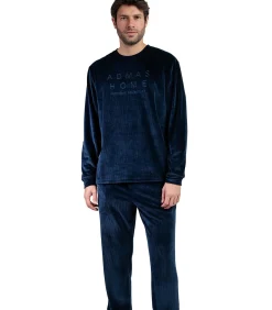 Pyjama broek top lange mouwen Corduroy