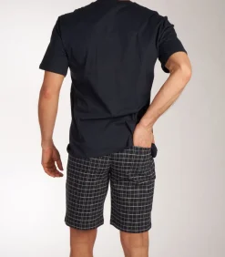 pyjama korte broek ebony blue
