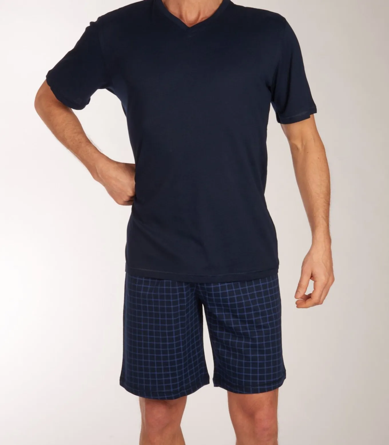 pyjama korte broek uncover midnight blue