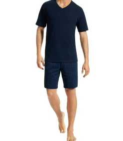 pyjama korte broek uncover midnight blue