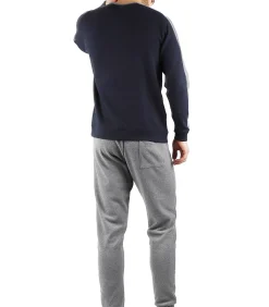 Pyjama loungewear broek en top met lange mouwen Solid