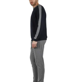 Pyjama loungewear broek en top met lange mouwen Solid
