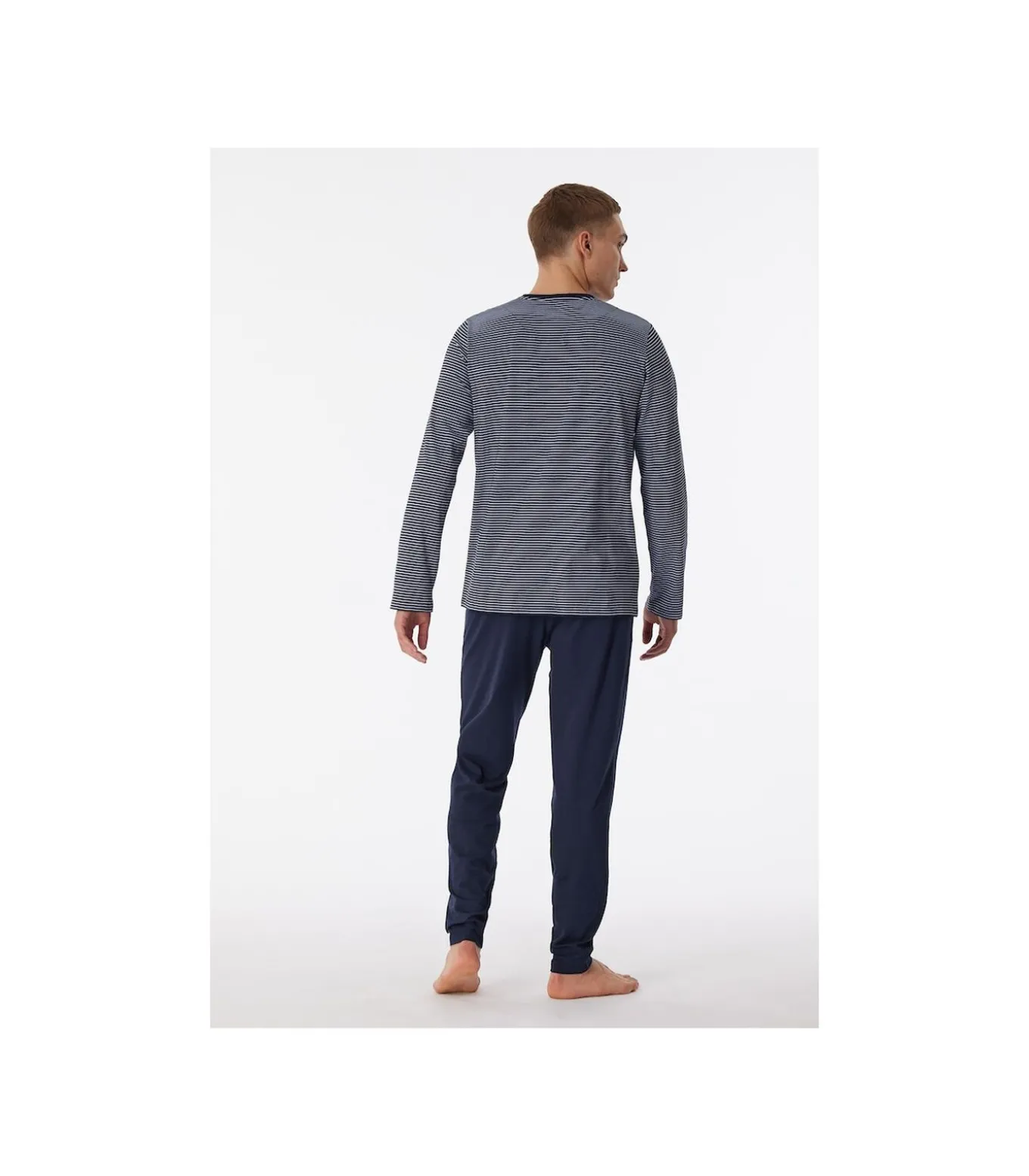 Pyjama Streep Blauw