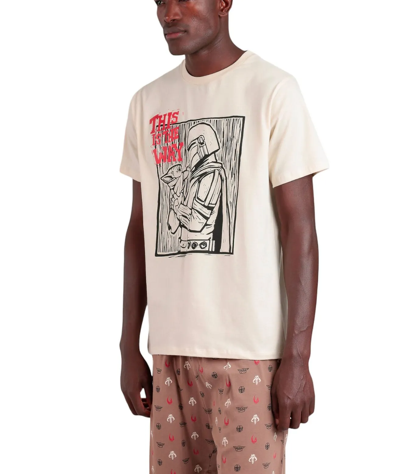 Pyjamashort t-shirt Mandalorian Star Wars