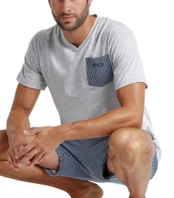 Pyjamashort t-shirt Travel Antonio Miro