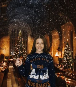 RATHER BE AT HOGWARTS - Trui - Marineblauw