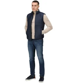 RECYCLED - Body Warmer - Marineblauw