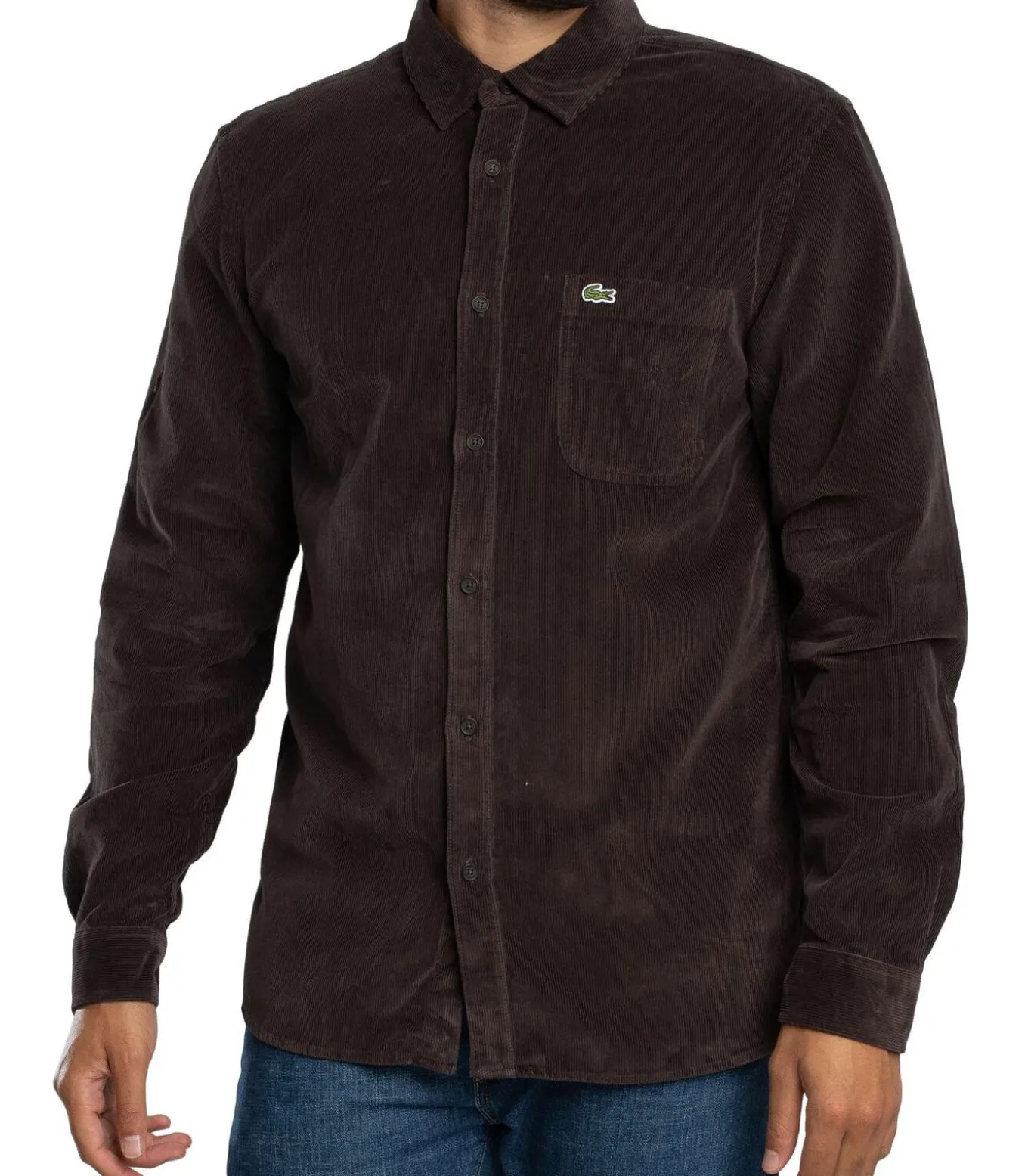 Regular Fit Velours Shirt