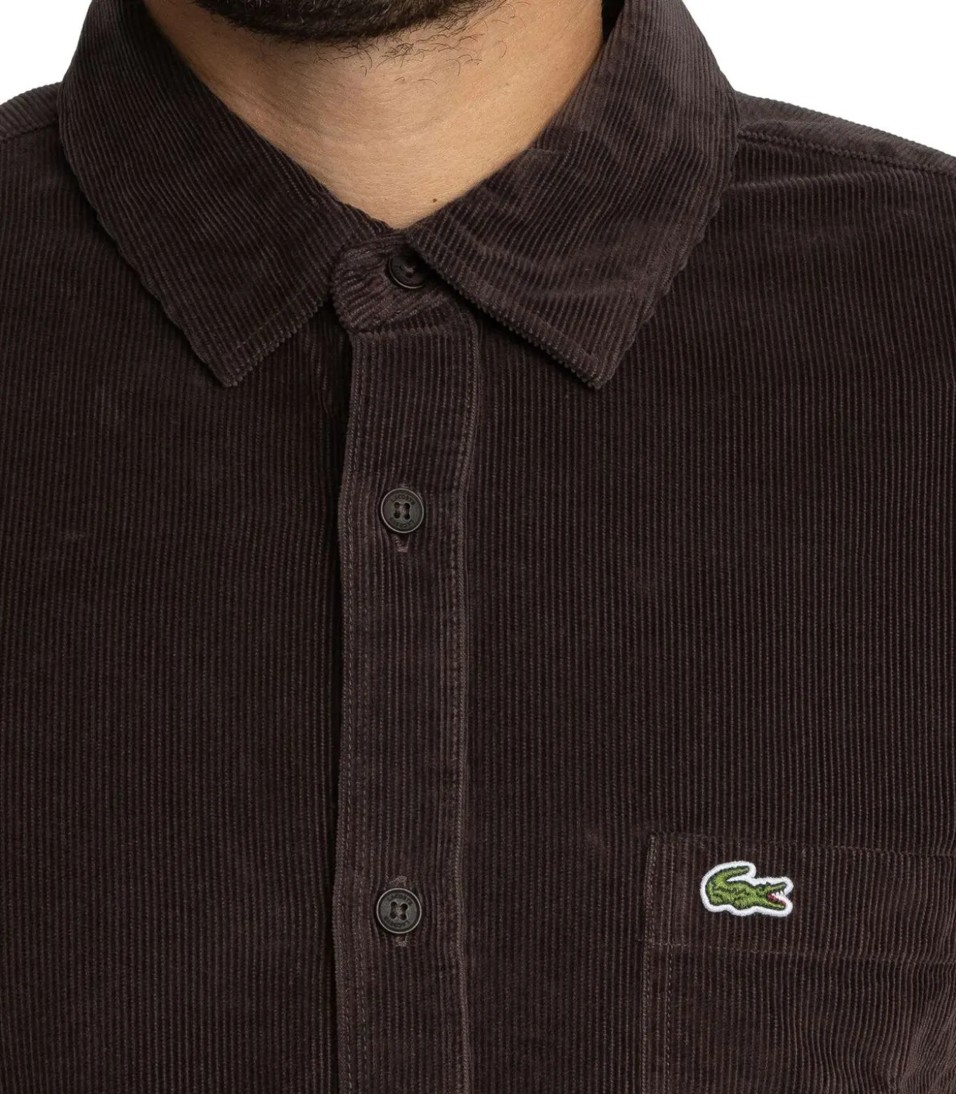 Regular Fit Velours Shirt