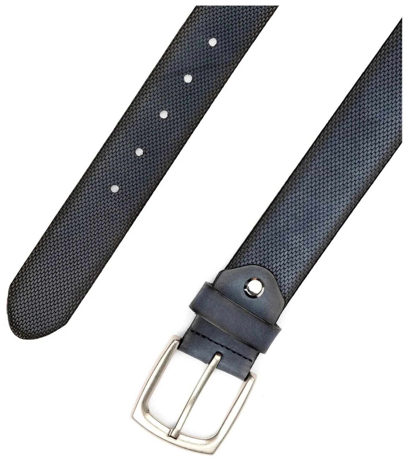 Riem Leer Blauw