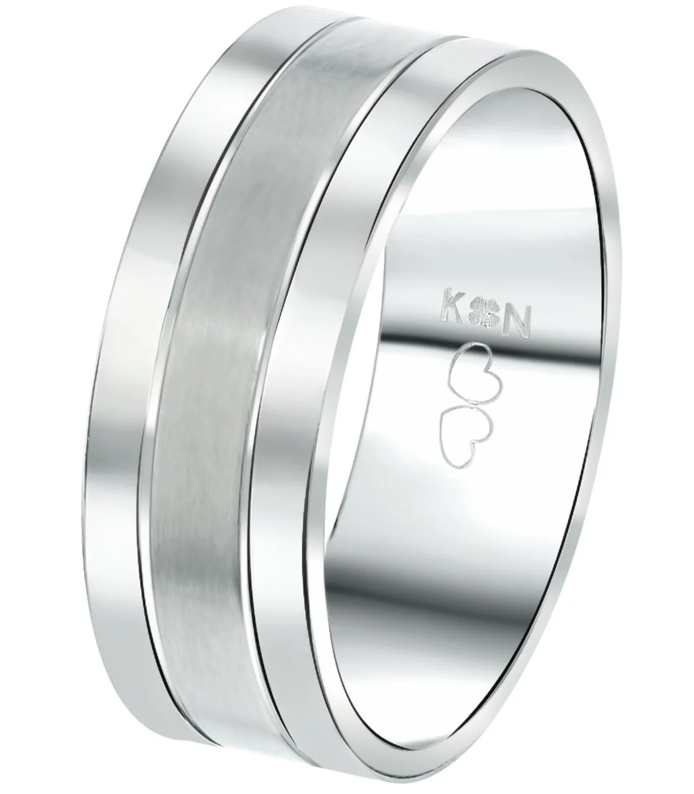 Ring 'Aruba' Staal - zilverkleurig