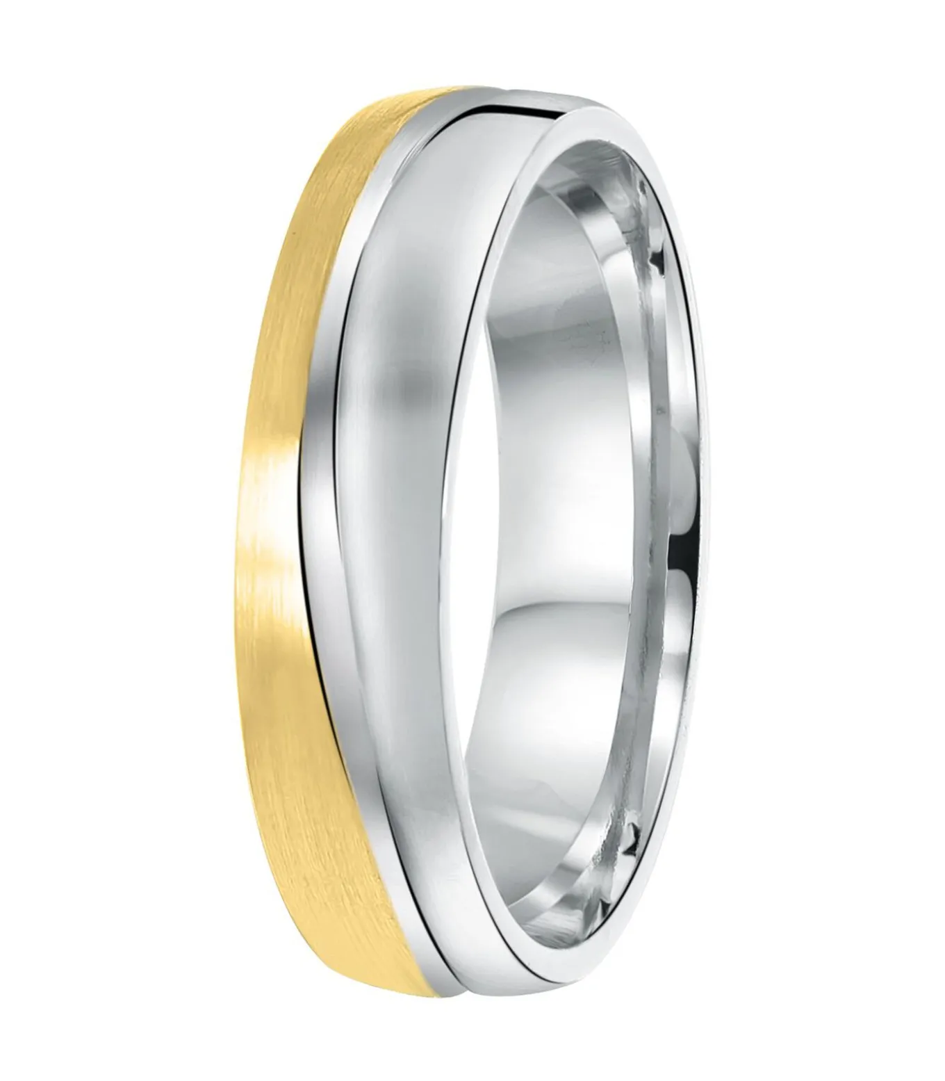 Ring 'Cordoba' Zilver - zilverkleurig-goudkleurig