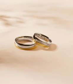 Ring 'Cordoba' Zilver - zilverkleurig-goudkleurig