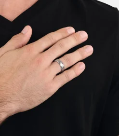 Ring für Damen und Herren, Unisex, 925 Sterling Silber, Zirkonia synth.