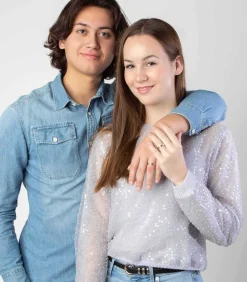 Ring 'San Sebastian' Zilver - zilverkleurig-goudkleurig