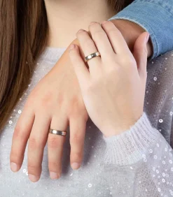 Ring 'Sofia' Zilver - zilverkleurig-goudkleurig