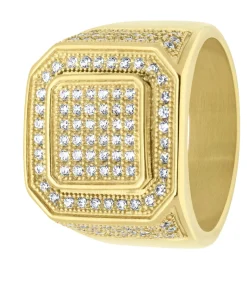 Ring Staal - goudkleurig