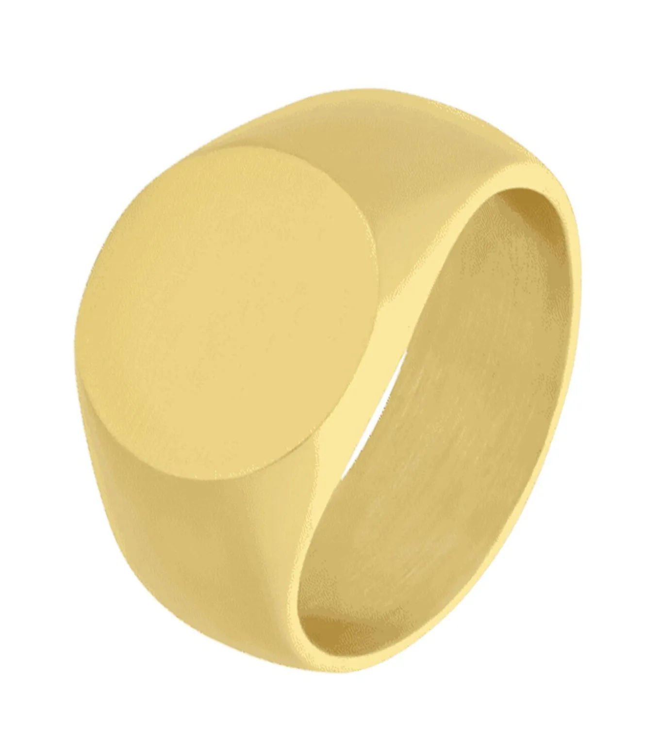 Ring Staal - goudkleurig