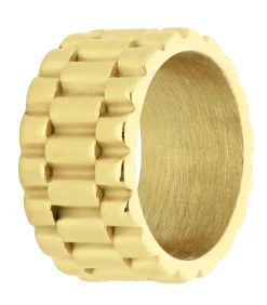 Ring Staal - goudkleurig