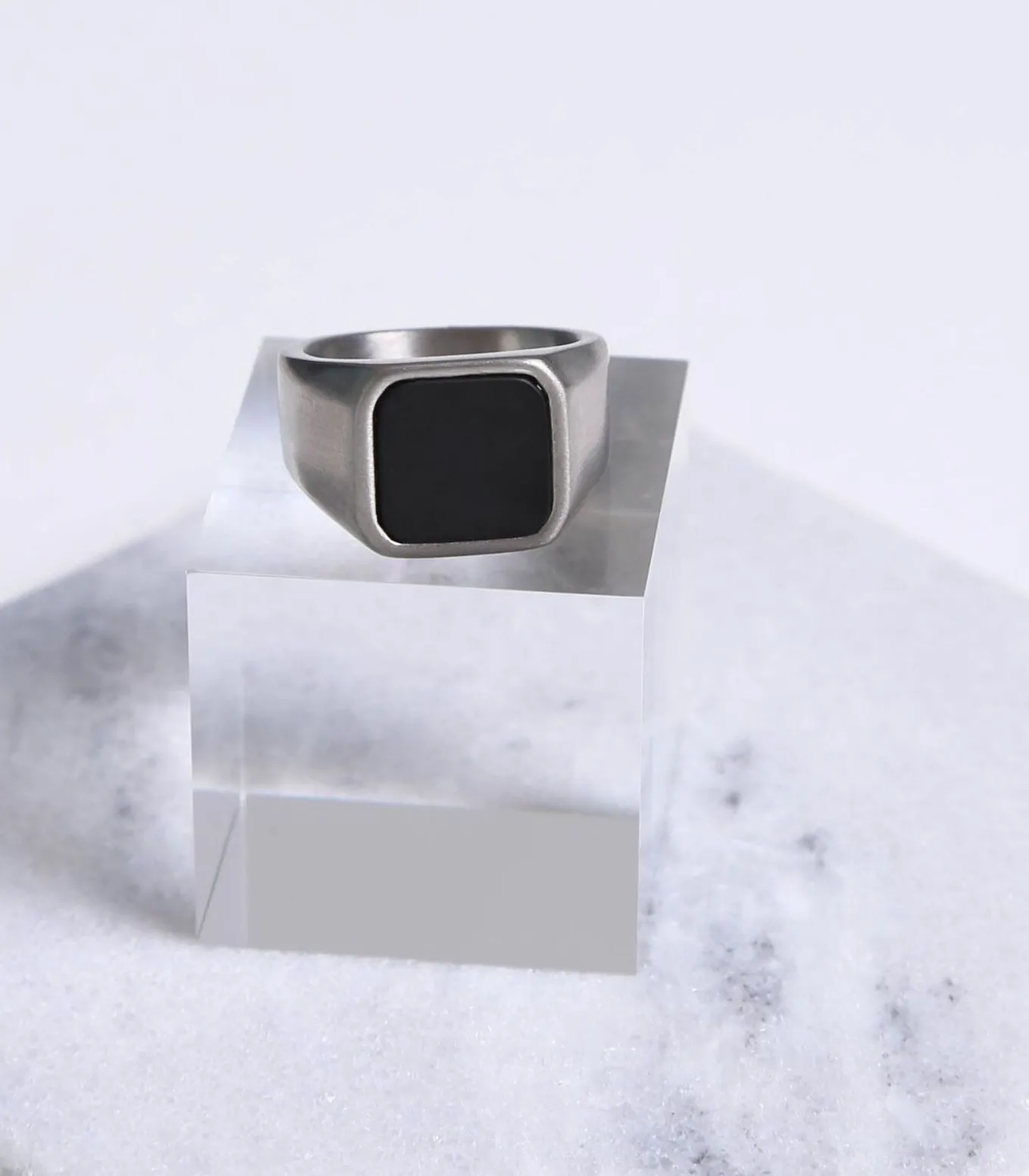Ring Staal - zilverkleurig