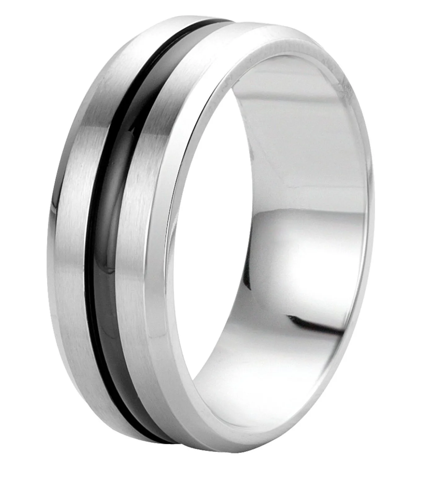 Ring Staal - zilverkleurig