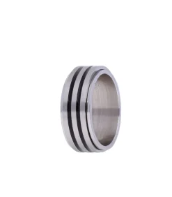 Ring Staal - zilverkleurig